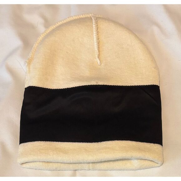 EUC Nobull Cuffed Knit Beanie, Off White - Picture 3 of 4